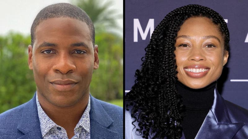 Allyson Felix Talks About 'Learning Her Own Worth' With UBS' Wale Ogunleye