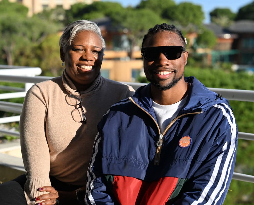 Noah Lyles' Mom, Keisha Caine Bishop, Is Not Only A Former Track Star She's An Entrepreneur And Her Son's Example Of A Hard Worker Noah Lyles' Mom, Keisha Caine Bishop, Is Not Only A Former Track Star She's An Entrepreneur And Her Son's Example Of A Hard Worker