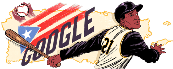 Google's Latest Doodle Pays Homage To Baseball Legend Roberto Clemente Google's Latest Doodle Pays Homage To Baseball Legend Roberto Clemente