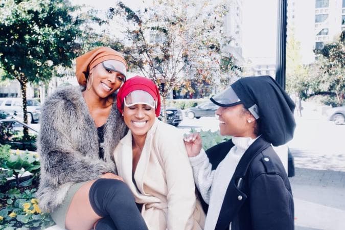 Black-Owned Beauty Brand Hairbrella Creates Specially Designed Hat For Essential Workers Black-Owned Beauty Brand Hairbrella Creates Specially Designed Hat For Essential Workers