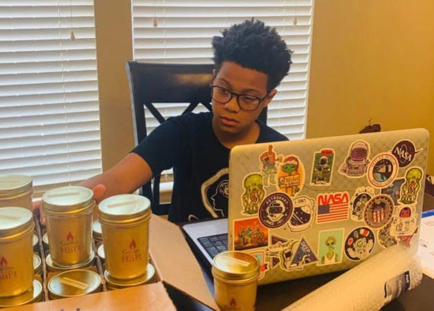 Meet the 11-Year-Old Selling 'Candles From The Hart' to Fund His Future HBCU Education Meet the 11-Year-Old Selling 'Candles From The Hart' to Fund His Future HBCU Education